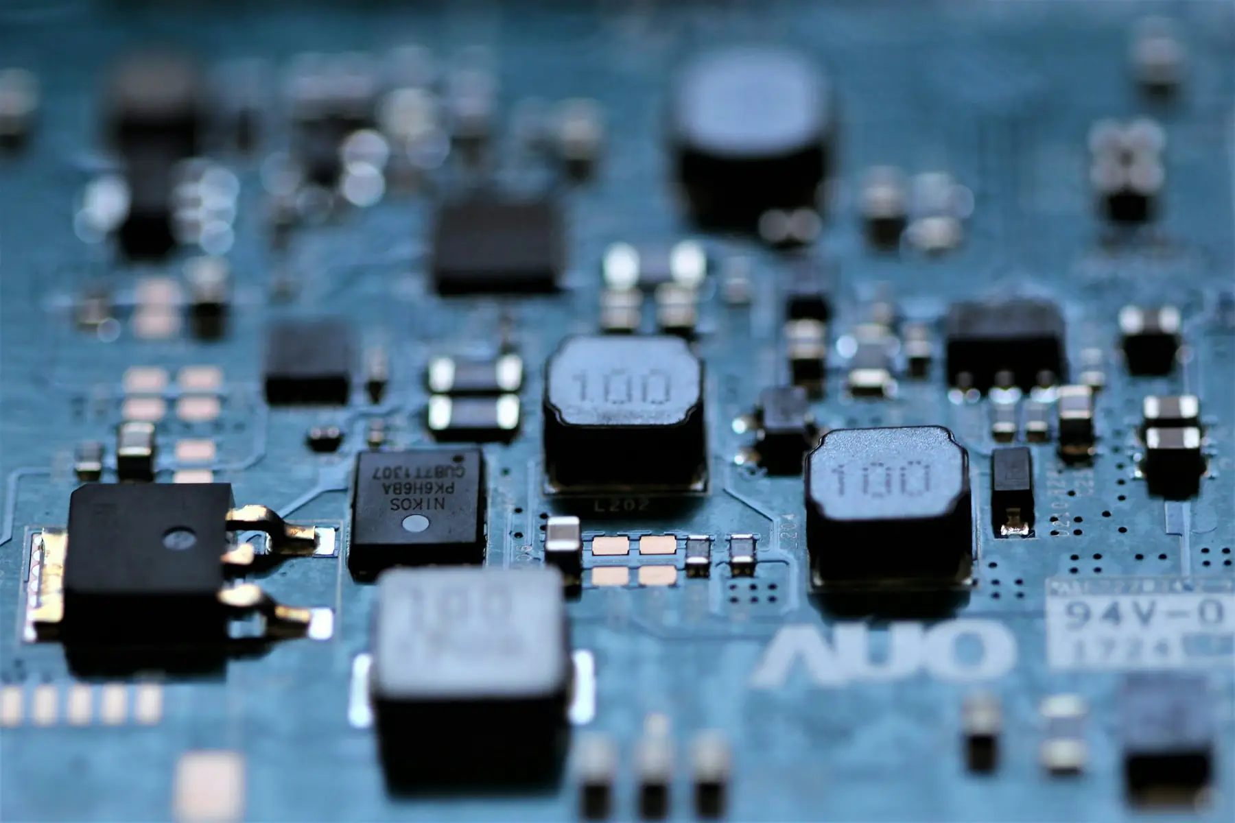 Close-up of a circuit board
